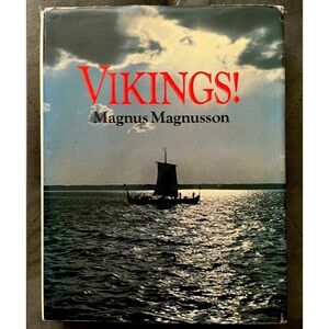 🖤RARE Vintage 80s Vikings Hardback Color Photography Book Magnus Magnusson🖤